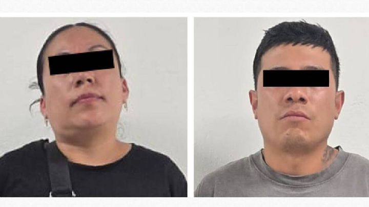 Detienen a Karen Adriana "N" y Brandon "N", ligados a extorsión en Azcapotzalco