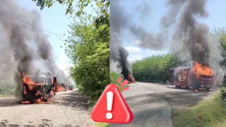 Bloqueos y quema de camiones al norte de Veracruz: estas son las zonas afectadas