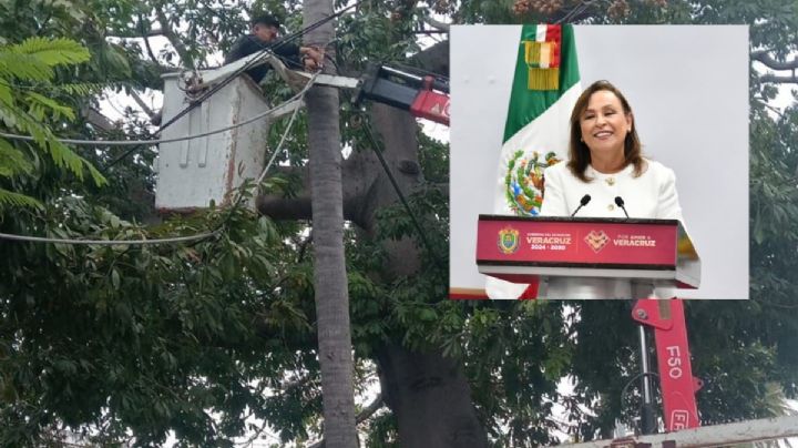 Nahle interviene por contrato del alumbrado público en Veracruz; acusa “negocios” del PRIAN