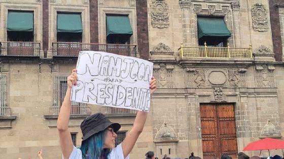 BTS en México: así fue el saludo de la banda en el Zócalo