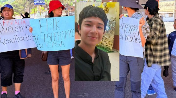 Marchan por Erik de 19 años en Nogales; desapareció tras salir de su trabajo en Orizaba