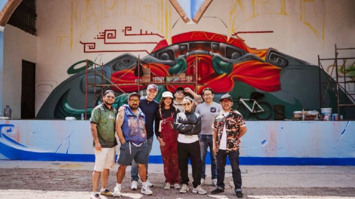 Termina decoración del Jardín del Arte, este viernes inauguran murales de ocho artistas