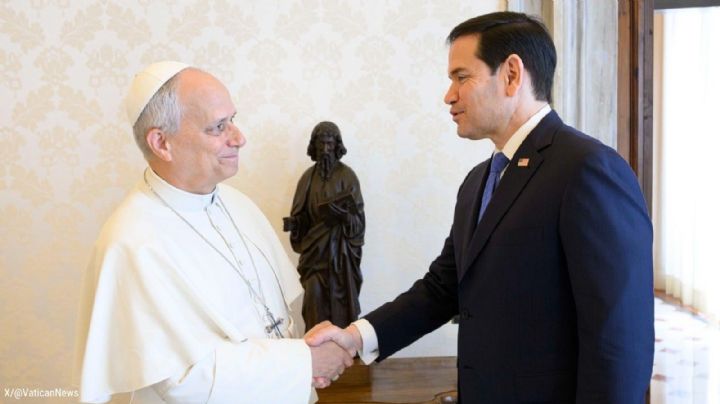 Papa León XIV y Marco Rubio pactan llevar la fiesta en paz tras insultos de Trump