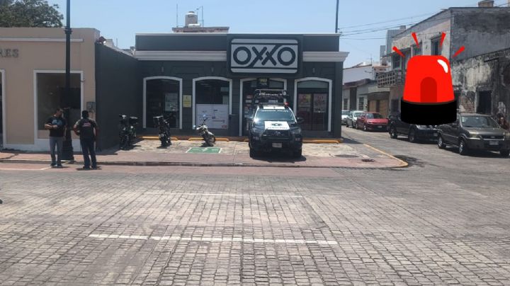 Por segunda vez en una semana, asaltan tienda Oxxo del Centro Histórico de Veracruz
