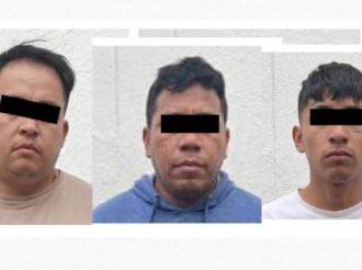Ejecutan órdenes de aprehensión contra 3 sujetos que extorsionaban desde prisión