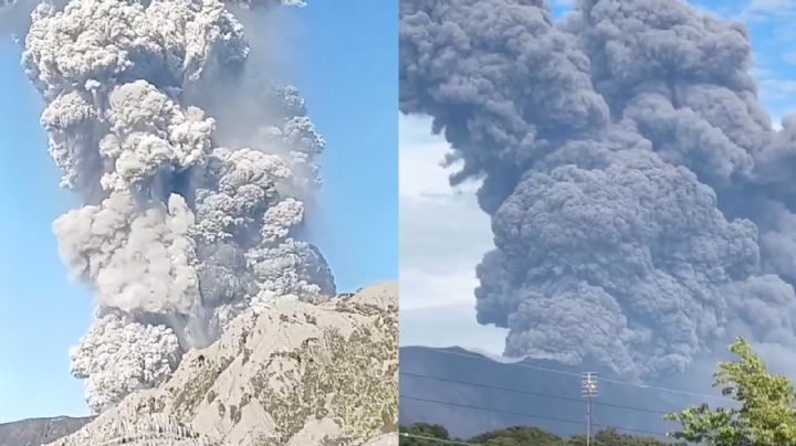 VIDEOS: impresionantes erupciones de volcanes sacuden a Japón e Indonesia