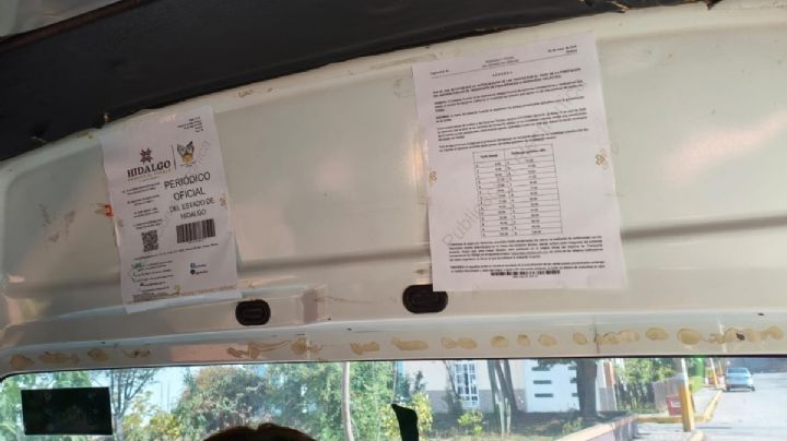 Aplican aumento al transporte público en Tulancingo; así queda