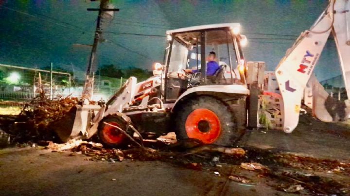 Retira Monterrey 30 toneladas de basura de las calles tras intensas lluvias