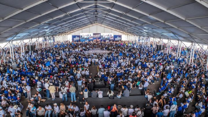 Veinte mil panistas llenan la Explanada de la Feria y muestran músculo rumbo al 2027