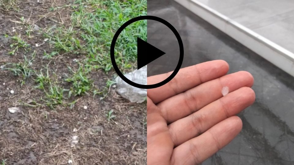 VIDEO: Granizo sorprende hoy 9 de mayo en estos municipios de Veracruz