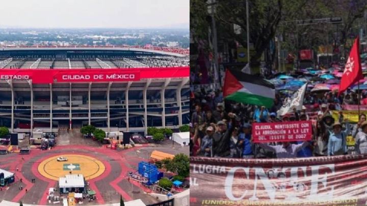 CNTE ofrece apoyo a dueños de palcos del Estadio Azteca para ejercer presión contra la FIFA