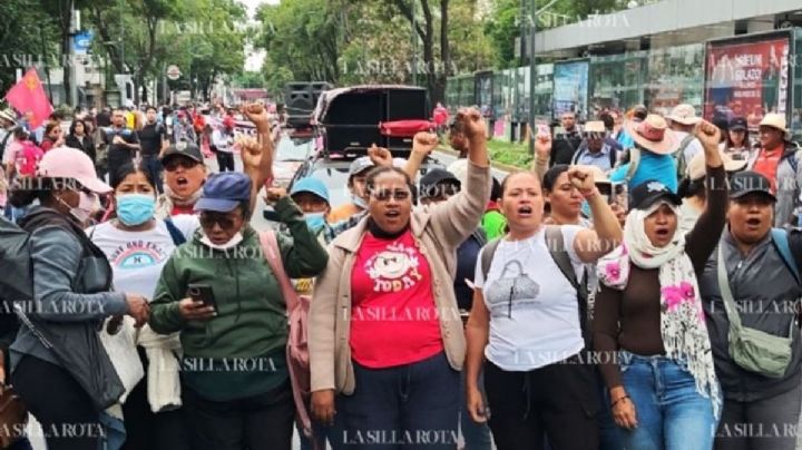 “La reforma va a caer”: CNTE; Sheinbaum va por consulta con sindicalistas