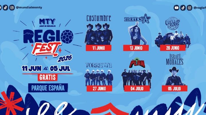 Invita Adrián de la Garza a vivir la pasión mundialista en el Regio Fest del Parque España