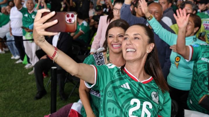 Sheinbaum felicita a la selección por su triunfo ante Sudáfrica