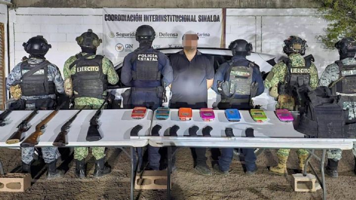 Enfrentamiento de militares con civiles deja un detenido y armamento asegurado en Sinaloa