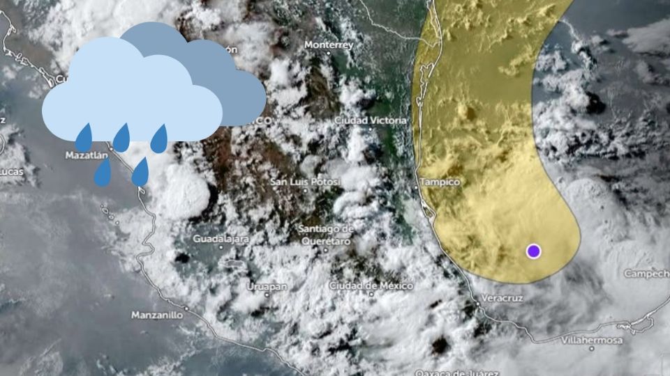 Estos municipios de Veracruz tendrán lluvias fuertes el sábado 13 de junio por disturbio tropical