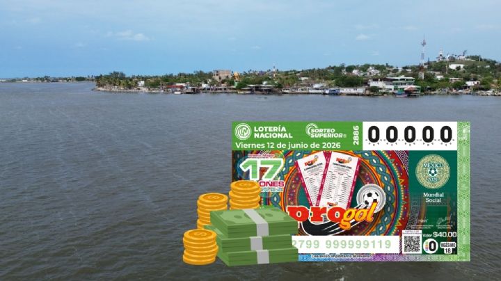 Lotería Nacional: cae premio de 720 mil pesos en este municipio de Veracruz