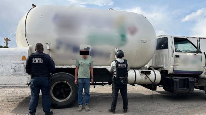 ¿Huachicol? Policía Estatal de Caminos asegura 15 mil litros de gas LP en Celaya