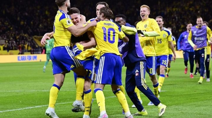Suecia le mete 5 goles a Túnez en su debut en el Mundial 2026