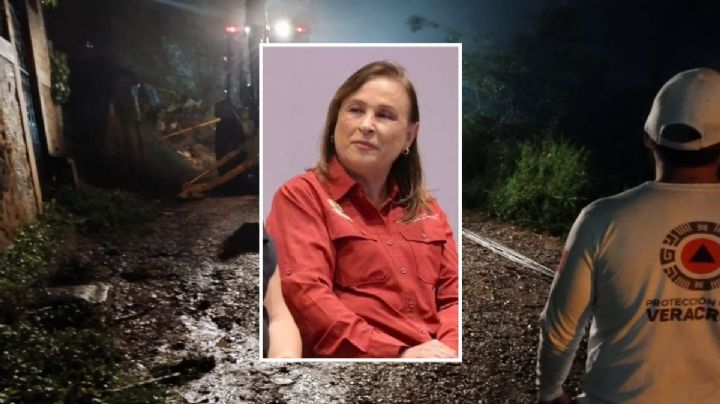 Rocío Nahle confirma reubicación de familia en Xalapa por peligro tras fuertes lluvias