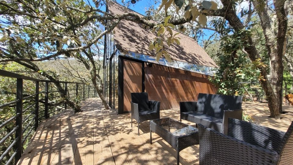 Las cabañas lucen espectaculares y son muy cómodas