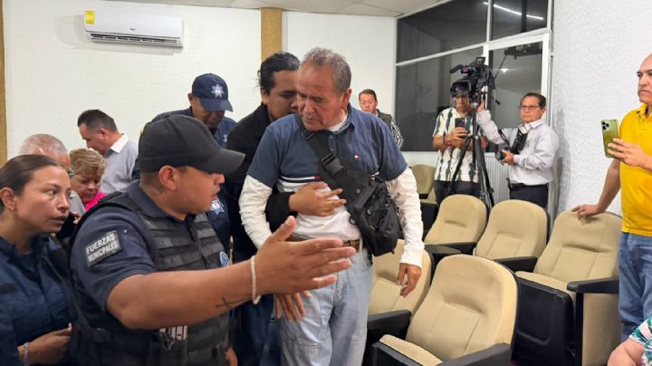 Se registra altercado durante sesión de cabildo en Mineral de la Reforma | VIDEO