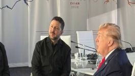 Foto que representa a Trump y Zelenski buscan acelerar un acuerdo de paz entre Rusia y Ucrania en el G7