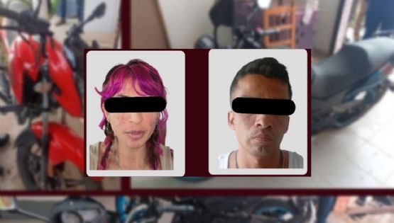 Cae presunta banda dedicada al robo de motocicletas y narcomenudeo en Pachuca
