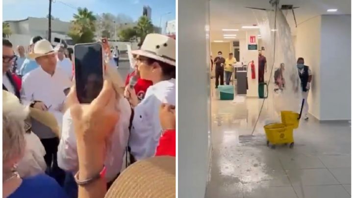 Tras protestas e inundaciones, ISSSTE atiende hospital de Hermosillo
