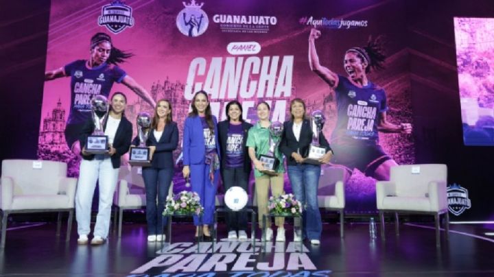 “Cancha Pareja para Todas”: Promueven en Guanajuato igualdad en el futbol y en la vida