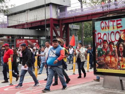 CNTE alista bloqueos cerca de Estadio Azteca; frena evento