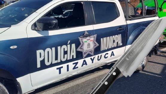Apuñalan a mujer policía municipal de Tizayuca; este es su estado de salud
