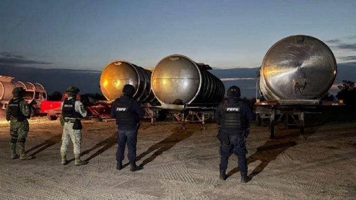 Eran 6 autotanques, estaban abandonados y resultó que eran para hauchicol, en Manuel Doblado