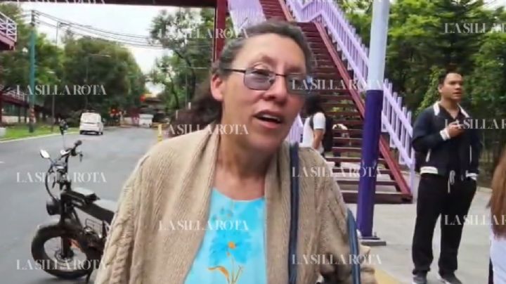 "Es una desgracia"; hartan a ciudadanos CNTE y fallas del Tren Ligero en Tlalpan, cerca del Azteca