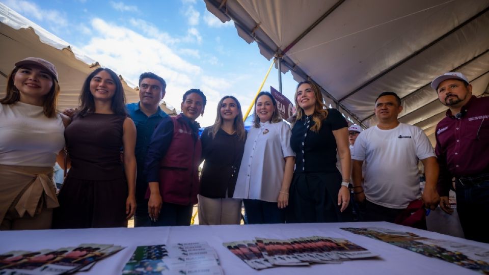 En la colonia Villa Bonita, al sur de la ciudad de Culiacán, la gobernadora del estado marcó el inicio de esta Jornada de Paz