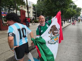 La fiesta mundialista se apodera de Paseo de la Reforma