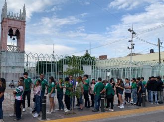 Ya no hay lugar en Fan Zone de Plaza Expiatorio para ver el juego México vs Corea