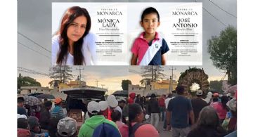 Entre música y llanto, despiden a madre e hijo víctimas del accidente en San José Iturbide