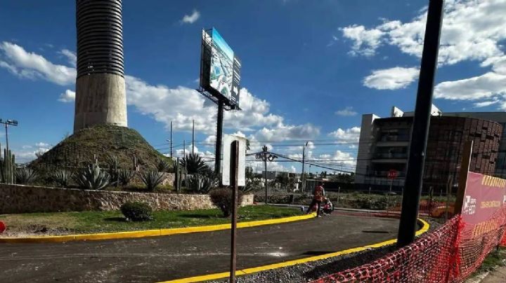 Cambian circulación en Insurgentes a la altura de la Antorcha; es provisional