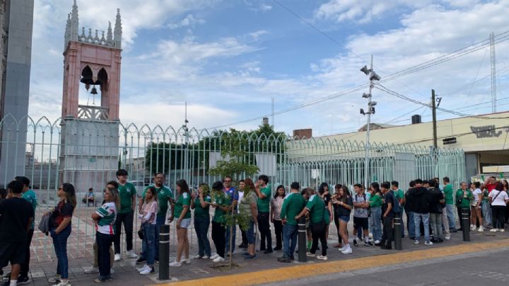 Ya no hay lugar en Fan Zone de Plaza Expiatorio para ver el juego México vs Corea