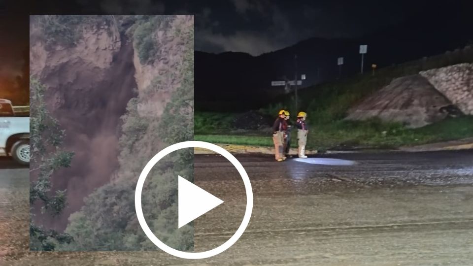 VIDEO: Barrancada por lluvias provoca crecida del Río Chiquito en Nogales; este es su estado