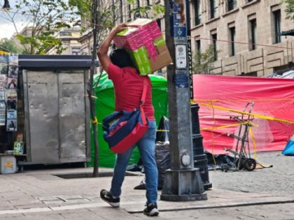 Sección 22 de la CNTE levantan plantón en CDMX