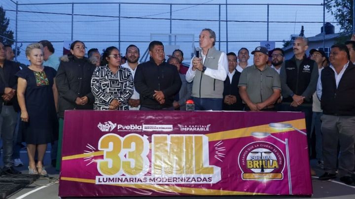 Puebla ha modernizado más de 33 mil luminarias con tecnología LED en la capital