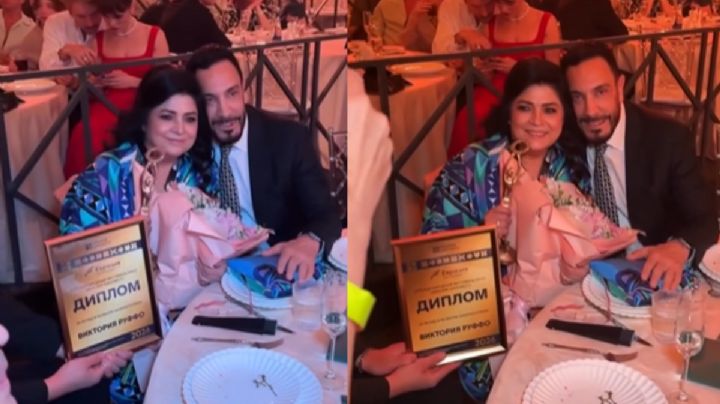 Omar Fayad reaparece en Rusia con nueva imagen junto a Victoria Ruffo
