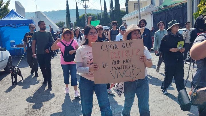 Protestan contra proyecto inmobiliario en área natural del Cerro de Cubitos