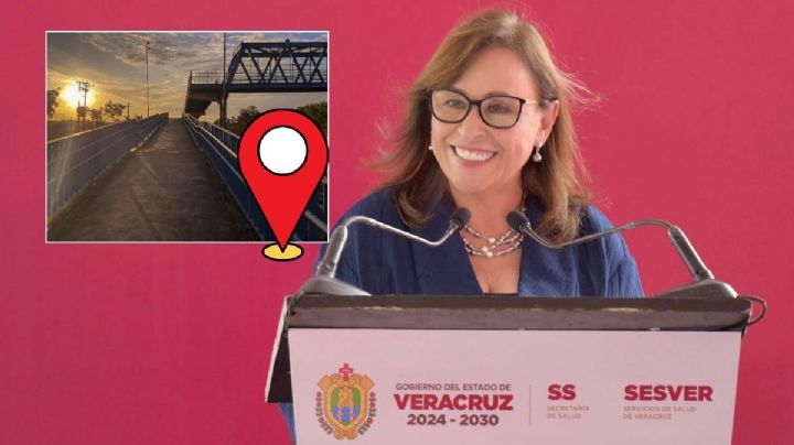 Rocío Nahle anuncia construcción de 3 puentes peatonales en municipios de Veracruz