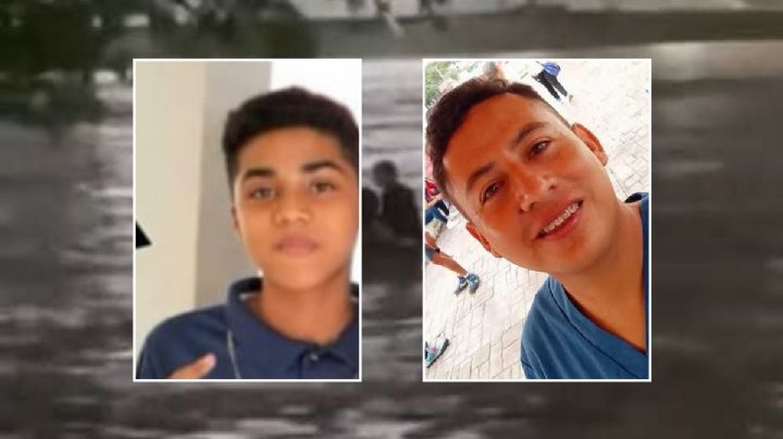 Daniel, de 15 años, y su padrastro Antonio, las víctimas arrastradas por tormenta en Veracruz