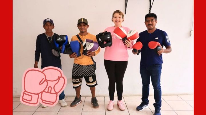 DIF de Catemaco fortalece el deporte con entrega de material para encuentro boxístico
