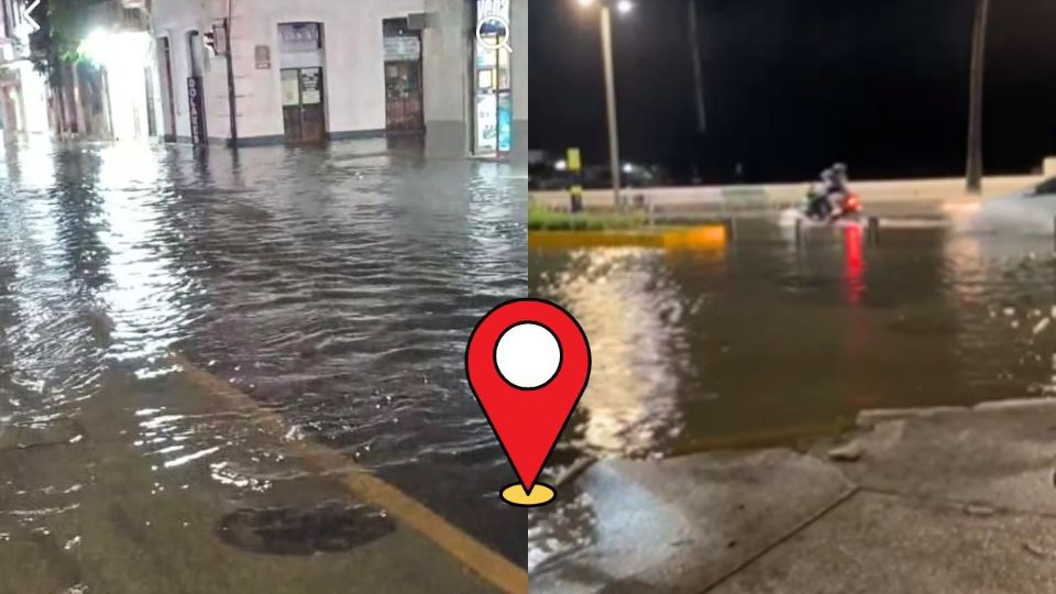 Colapsan drenajes y se forman socavones en el puerto de Veracruz tras lluvias este 2 de junio