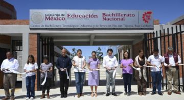 Sheinbaum inaugura nuevo bachillerato en Tijuana